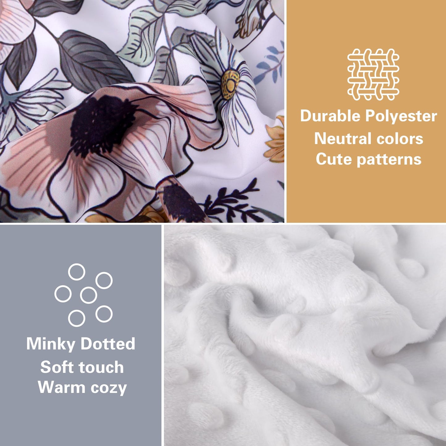 Rquite Car Seat Cover Baby, Carseat Covers Baby Boy, Minky Infant Car Seat Cover Winter, Peekaboo Opening Car Seat Canopy, Multi-use Baby Carrier, Stroller, Nursing Cover, Minky Blanket, Dinosaur