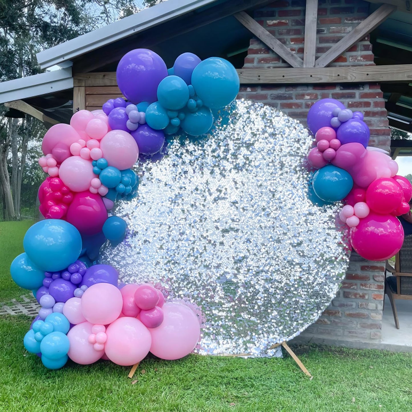 Dusty Blue Sage Green Balloon Arch Kit Slate Fog Blue Pastel Green White Sand Beige Gold Balloons Garland for Jungle Safari Birthday Baby Shower Wedding Party Decorations