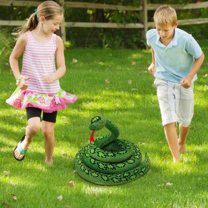 Snake Plush 118inch/300cm Stuffed Snake Animal Large Snake Toys Christmas Birthday Gifts for Boys Girls Kids Giant Stuffed Animals Snake Lifelike Plush Snake Fake Snake Yellow
