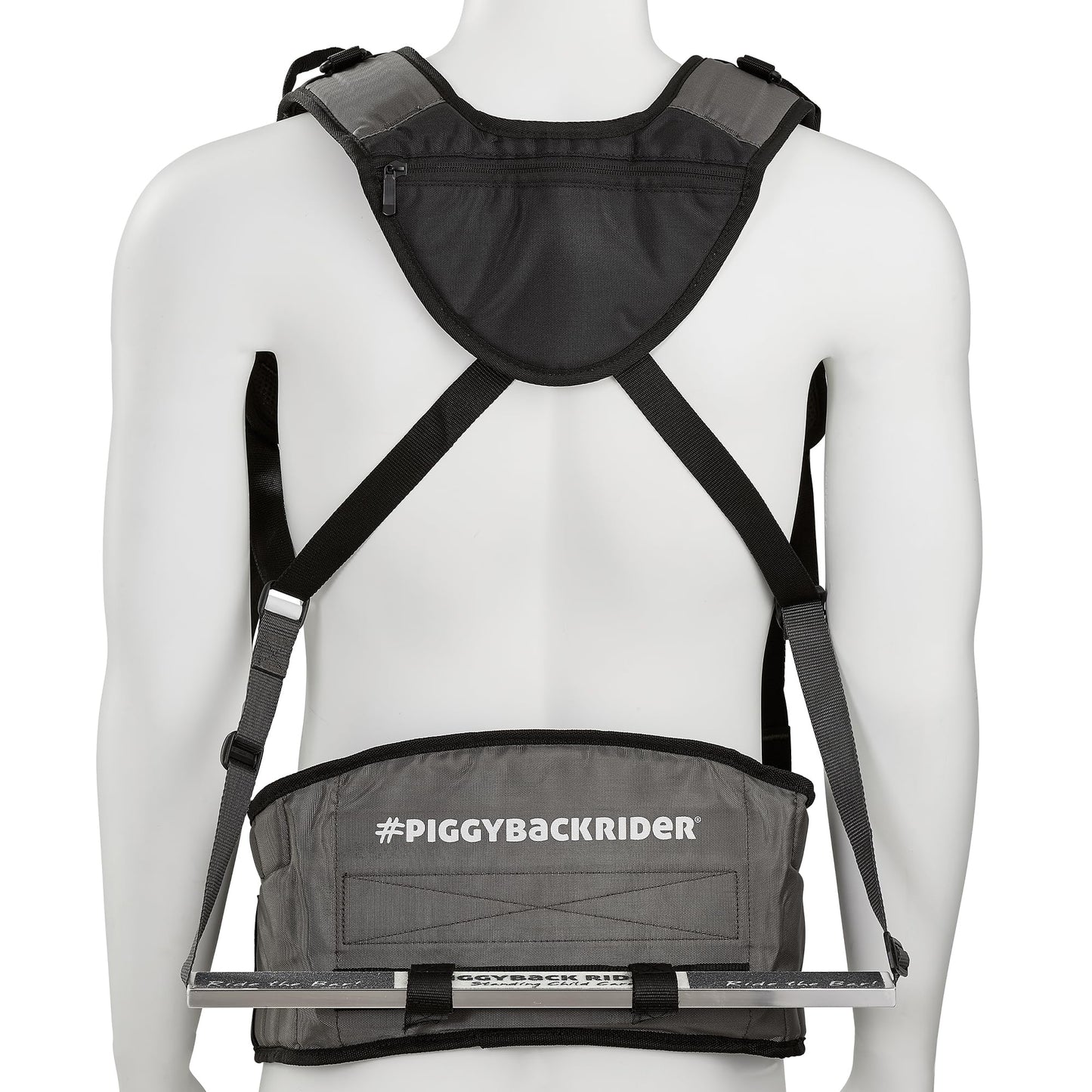 Piggyback SCOUT Toddler Carrier Backpack Deluxe - 6 Piece Set: Hip Belt, Carry Bag, Side Pocket, Mud Flap, Water Bottle & Selfie Stick Holders - For Ages 2-4 (Under 50 lbs) - Hiking & Travel