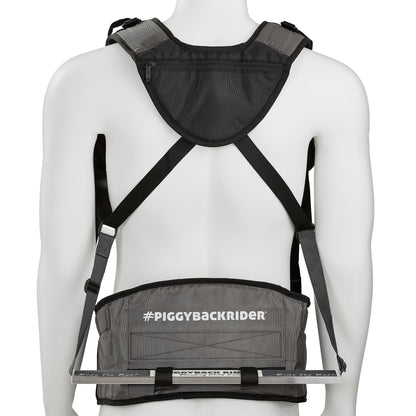 Piggyback SCOUT Toddler Carrier Backpack Deluxe - 6 Piece Set: Hip Belt, Carry Bag, Side Pocket, Mud Flap, Water Bottle & Selfie Stick Holders - For Ages 2-4 (Under 50 lbs) - Hiking & Travel
