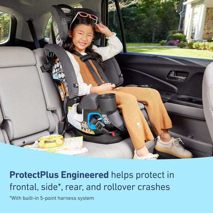 Graco 4Ever DLX 4-in-1 Car Seat, Maven | Infant to Toddler Car Seat, with 10 Years of Use | Rear-Facing, Forward-Facing and Booster Modes | Safe, Comfortable and Convenient