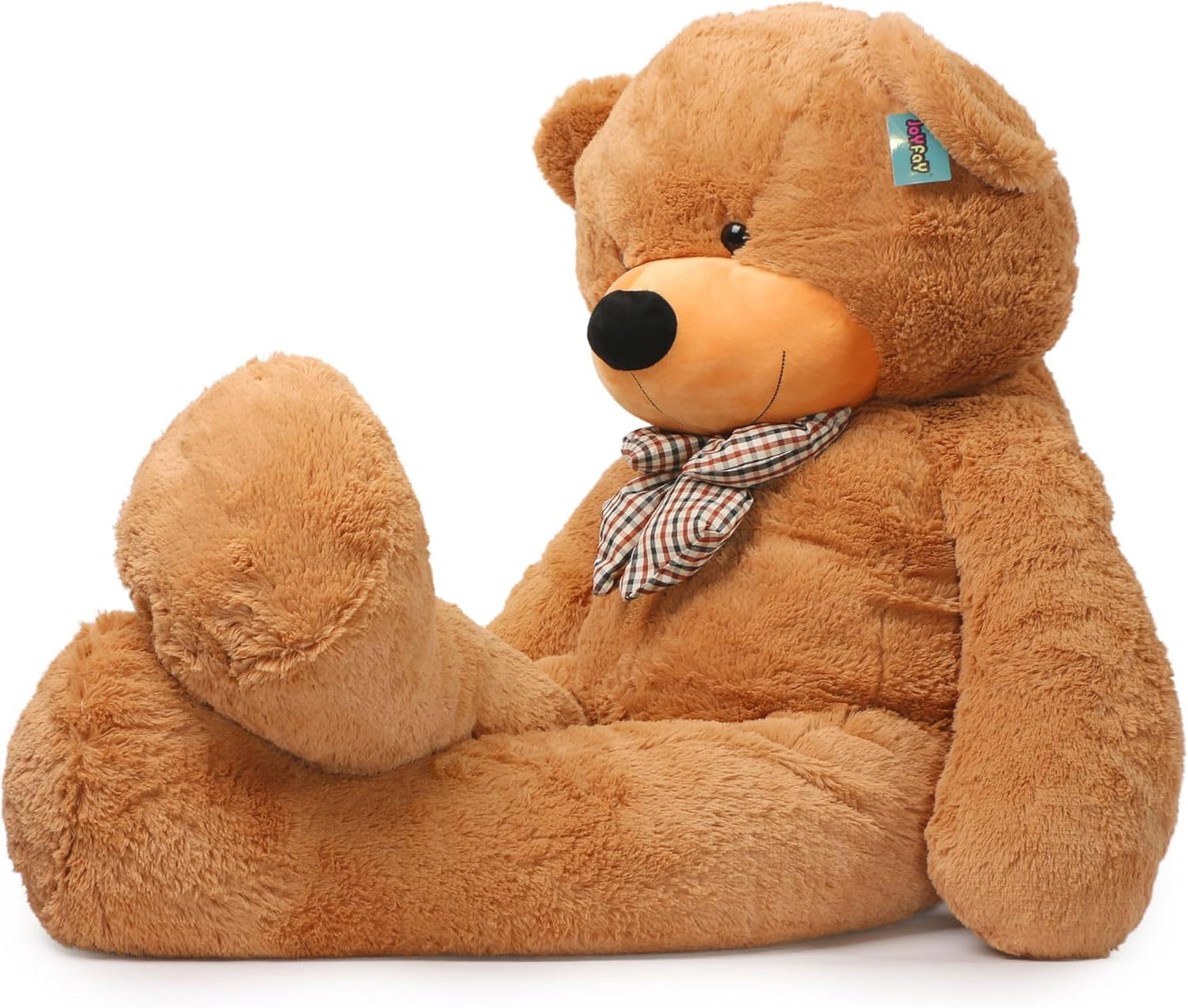 Joyfay 63" Giant Teddy Bear Light Brown Huge 5.25 feet Stuffed Teddy Bear Soft Toy Valentine's Big Gift