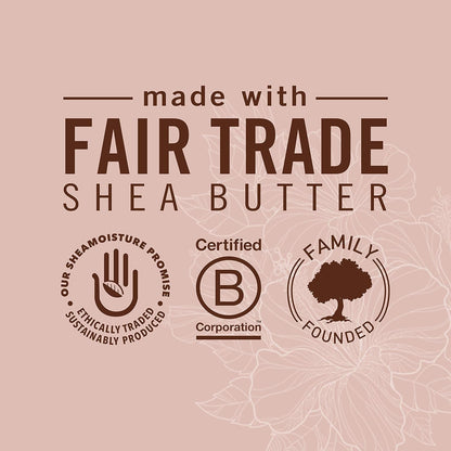 SheaMoisture Kids Extra Moisturizing Detangler, 2-In-1 Curl & Shine Coconut Hibiscus Shampoo & Conditioner, and Curling Butter Cream for Curly Hair 3 Count