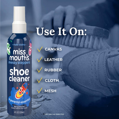 Miss Mouth's Messy Eater Stain Treater Spray - 4oz 2 Pack Stain Remover - Newborn & Baby Essentials - No Dry Cleaning Food, Grease, Coffee Off Laundry, Underwear, Fabric