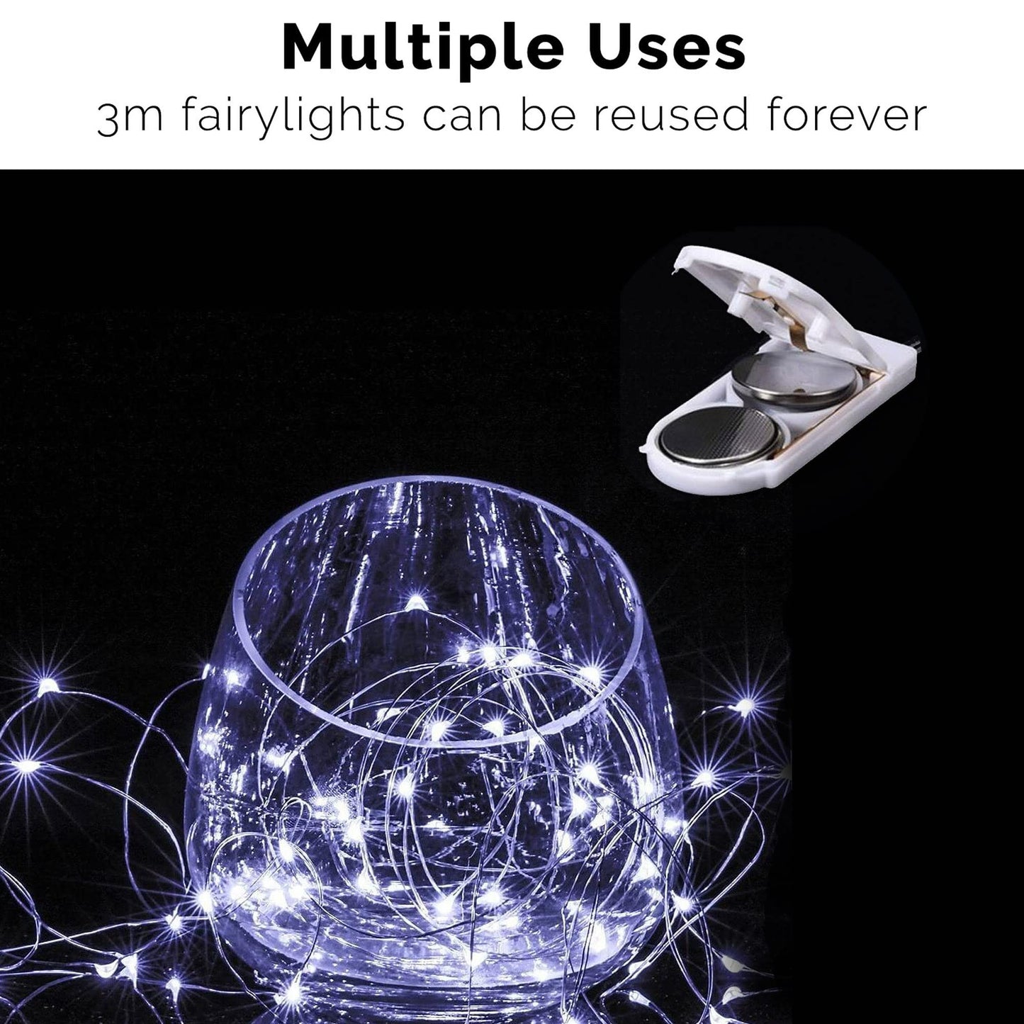 White LED Balloons Light up Bobo Party Balloons DIY kit-Clear Cold White LED Balloons for Helium or Air (cold white, 6 pack)