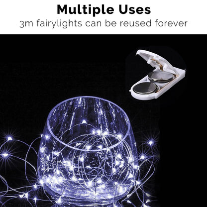 White LED Balloons Light up Bobo Party Balloons DIY kit-Clear Cold White LED Balloons for Helium or Air (cold white, 6 pack)