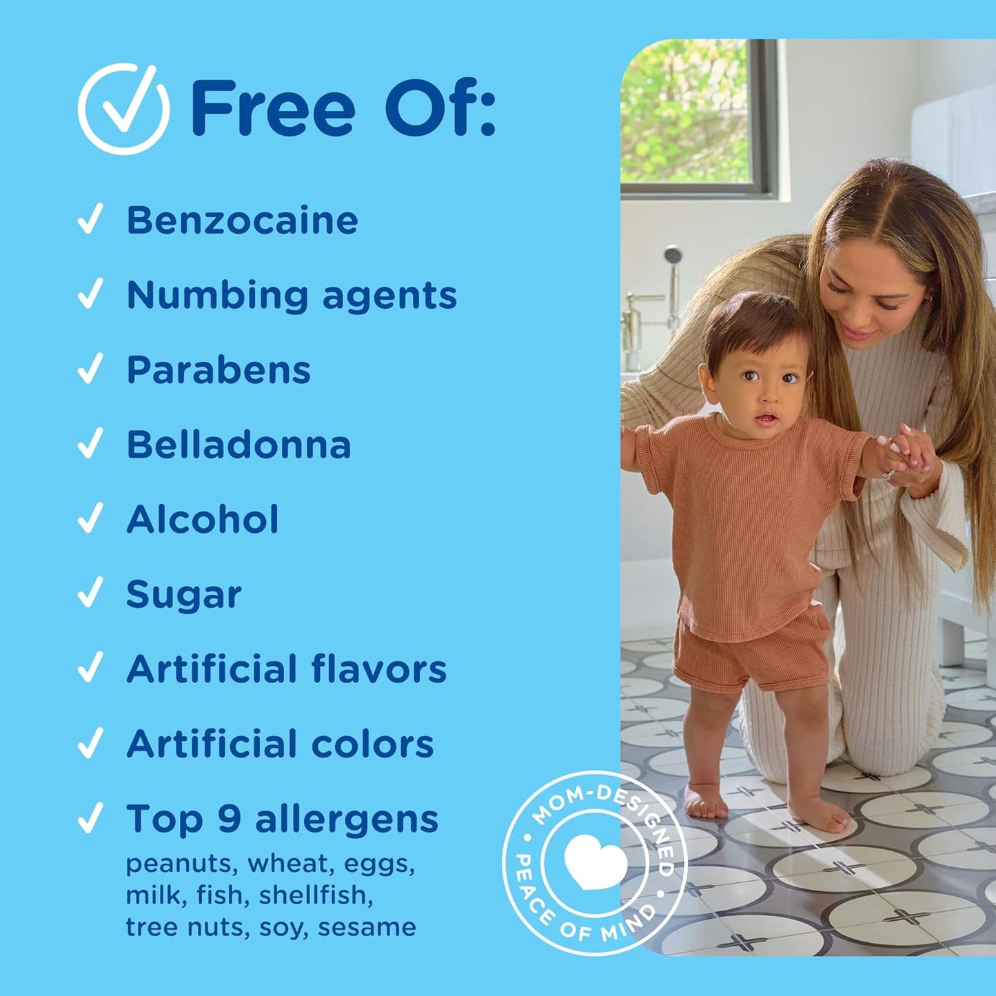 Mommy's Bliss Organic Little Gums Soothing Massage Gel Day and Night Combo, Great for Teething Babies, Age 2 Months+, Sugar Free, Mild & Sweet Flavor, 2 - 0.53 Oz Tubes (Pack of 1)