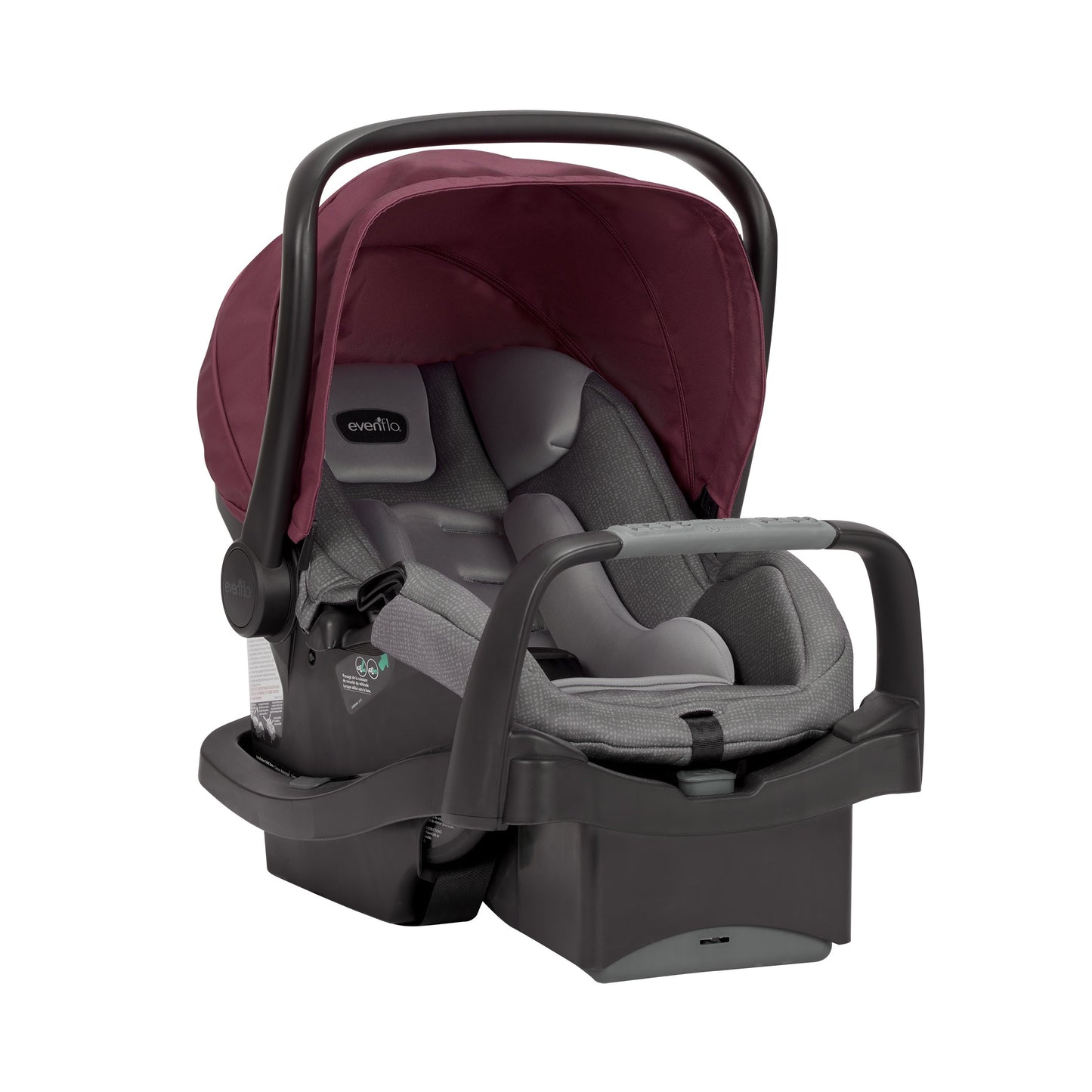 Evenflo Pivot Modular Travel System with LiteMax Infant Car Seat with Anti-Rebound Bar (Desert Tan)