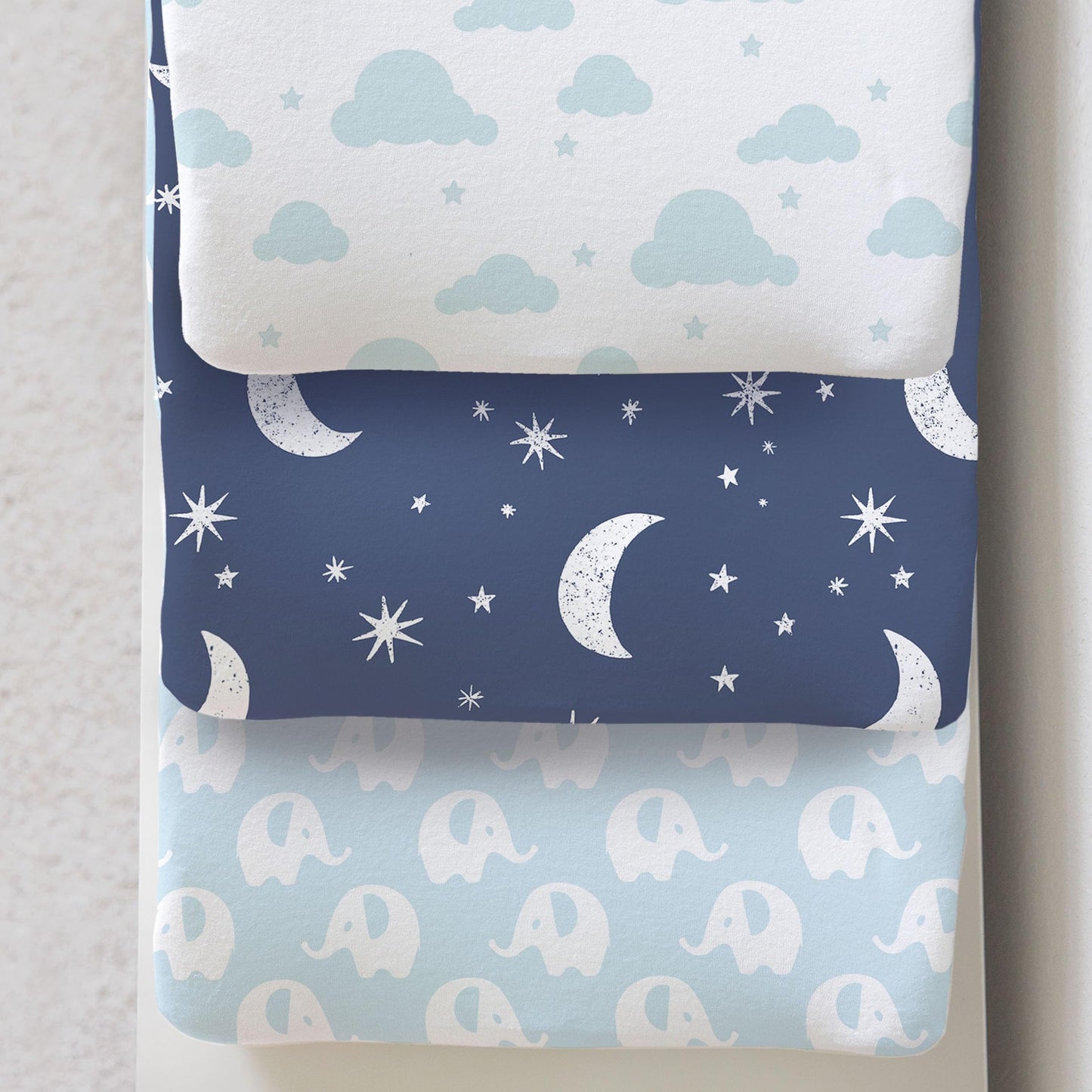 100% Organic Cotton Baby Lounger or Changing Pad Covers with Reenforced Safety Strap Holes. Fits Evolur, Munchkin, Delta, Snuggle Me and More. Multi-Use, Pink for Girl. 3 Pk of Covers Only.