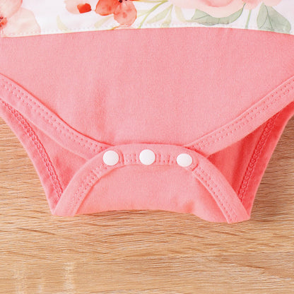 Newborn Infant Baby Girl Clothes 0-3-6-9-12-18 Months Outfits Sets Romper + Pants + Bow Headband for Girls