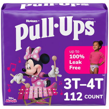 Pull-Ups Girls' Potty Training Pants, Size 4T-5T Training Underwear (38-50 lbs), 56 Count