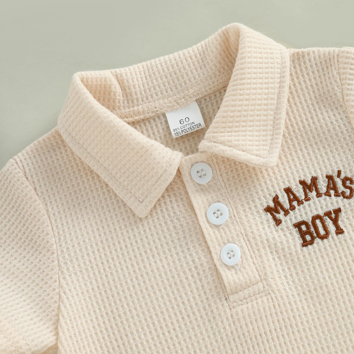 Baby Boy Rompers Half Button-up Jumpsuit Short Sleeve Bodysuit Summer Clothes