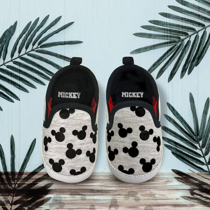 Disney Mickey Mouse Red and Black Infant Shoes