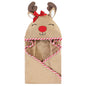 Hudson Baby Unisex Baby Cotton Animal Face Hooded Towel, Pretty Elephant, One Size