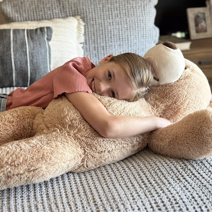 MaoGoLan Giant Teddy Bear Stuffed Animal, 10 Feet Tall, Jumbo Size Plush, Charming and Fluffy for Decorations, Celebrations, Valentine's Day