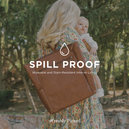 Freshly Picked Minimal Diaper Bag Backpack, Croc