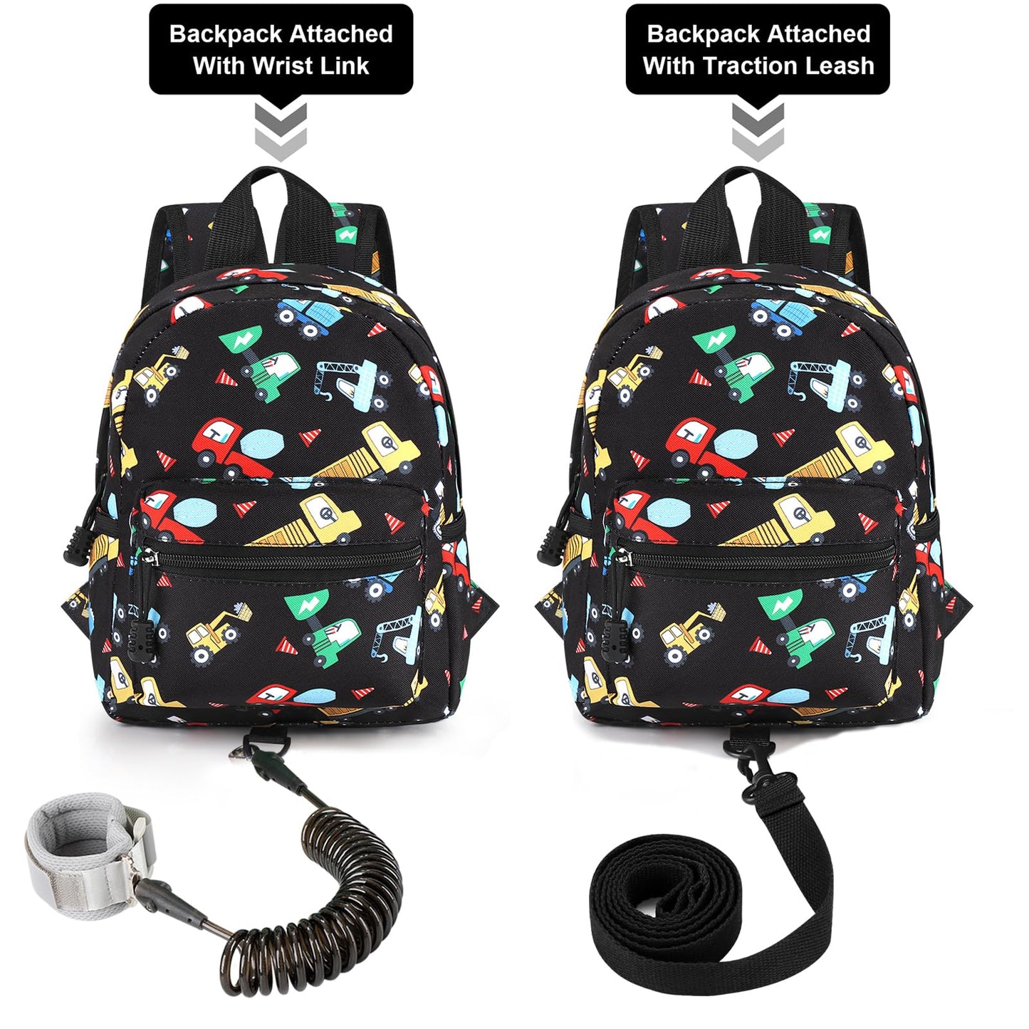 Accmor Toddler Backpack Leash, Cute Unicorn Baby Backpacks with Anti Lost Wrist Link, Mini Kids Backpack Leash Walking Harness for Outdoor Travel, Adorable Backpack Tether for Boys Girls 1-3 (Purple)