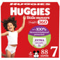 Huggies Size 4 Baby Diapers, Little Movers HuggFit 360° Baby Diapers with 360° Waistband, Size 4 (22-37 lbs), 144 Count, Packaging May Vary