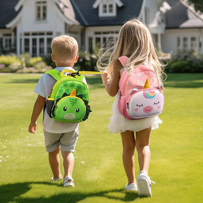 mibasies Toddler Backpacks for Girls 2-4: Baby Preschool Backpack - Kids Unicorn Backpack for Boys Girls - 12inch Mini School Bag