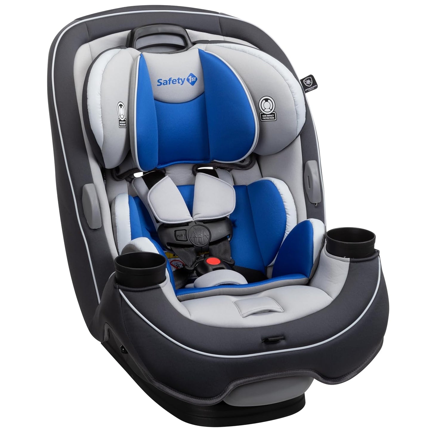 Safety 1st Grow and Go All-in-One Slim Convertible Car Seat, Rear Facing, 5-40 lbs, Forward Facing (30–65 lbs), High Back Booster Seat 40-100 pounds, Dunes Edge