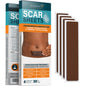 NUVADERMIS Silicone Scar Sheets - Extra Long Scar Sheets for C-Section, Tummy Tuck, Keloid, and Surgical Scars - Reusable Medical Grade Silicone Scar Sheets - Pack of 4 - Light Tone