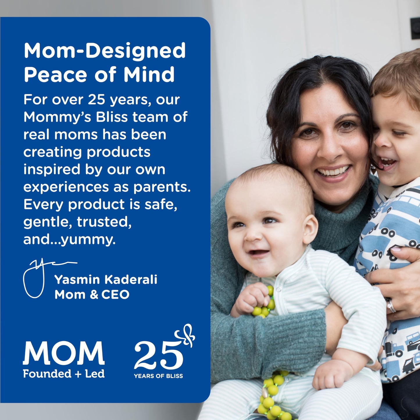 Mommy's Bliss Organic Elderberry Syrup & Immunity Boost With Vitamins, Prebiotics & Echinacea for Kids & Adults 1 yr+, 3 Fl Oz