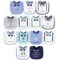 Hudson Baby Unisex BabyCotton Bibs