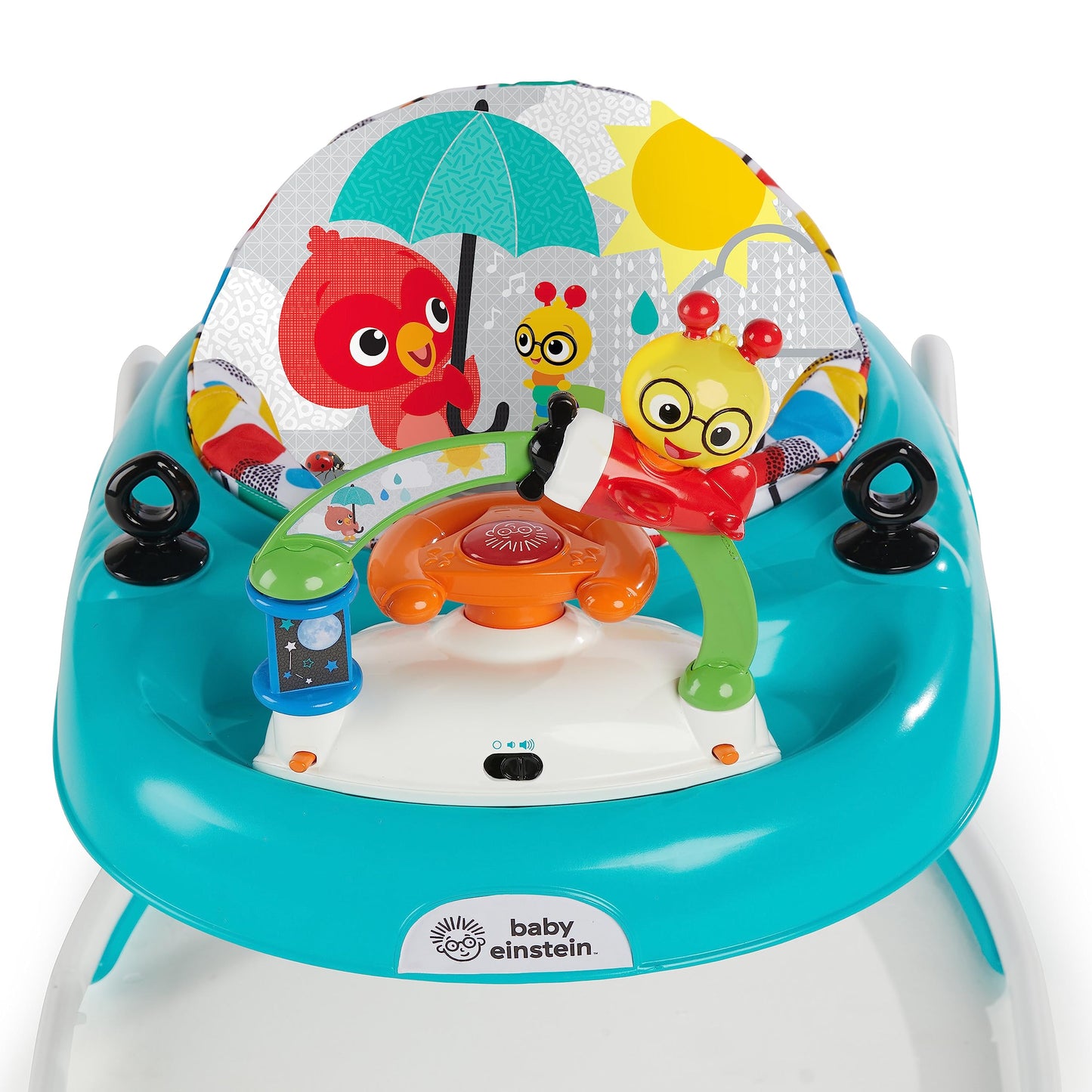 Baby Einstein Sky Explorers Baby Walker Activity Center and Sensory Play Learning-Toy with Lights, Songs and Sounds, Age 6 Months+, Blue