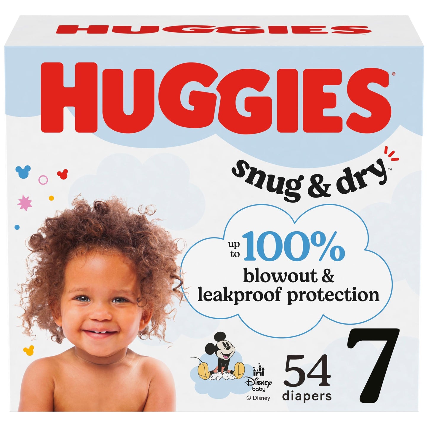 Huggies Size 1 Diapers, Snug & Dry Newborn Diapers, Size 1 (8-14 lbs), 38 Count, Packaging May Vary