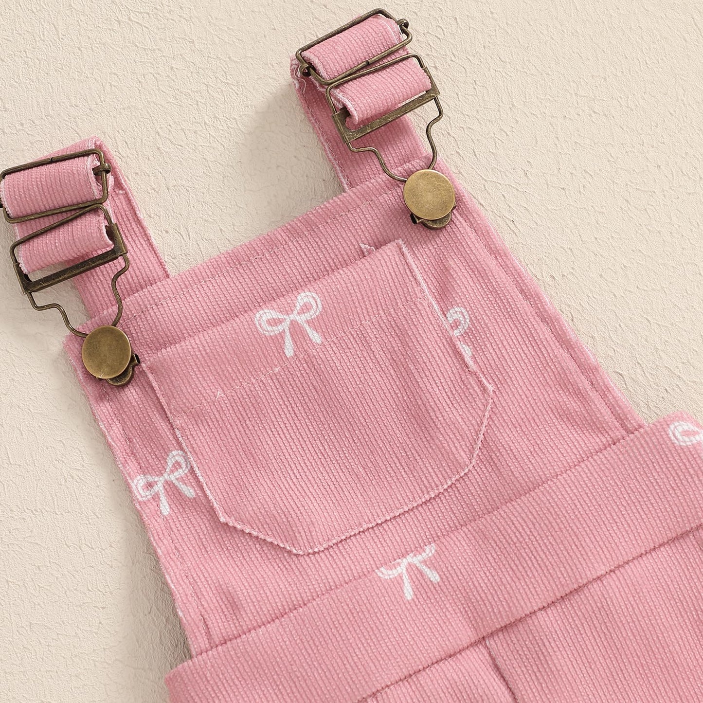 Adobabirl Baby Girl Summer Clothes Ribbed Short Sleeve Romper Bow Print Overalls Shorts Set Infant Cute Summer Outfits