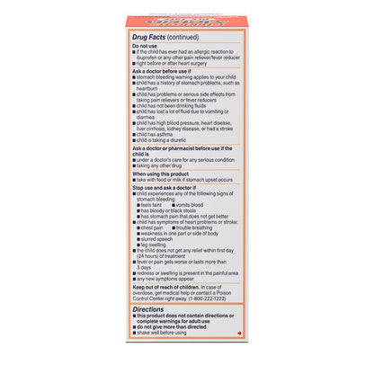 Children's Motrin Oral Suspension Medicine for Kids, 100mg Ibuprofen, Berry Flavored, 4 fl. oz