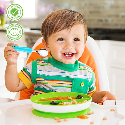 Lehoo Castle Kids Utensils, 6pcs Silverware Set, Safe Stainless Steel Toddler Fork and Spoon, Includes 3 Spoons and 3 Forks (Pink)