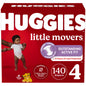 Huggies Size 6 Diapers, Little Movers Baby Diapers, Size 6 (35+ lbs), 108 Count, Packaging May Vary
