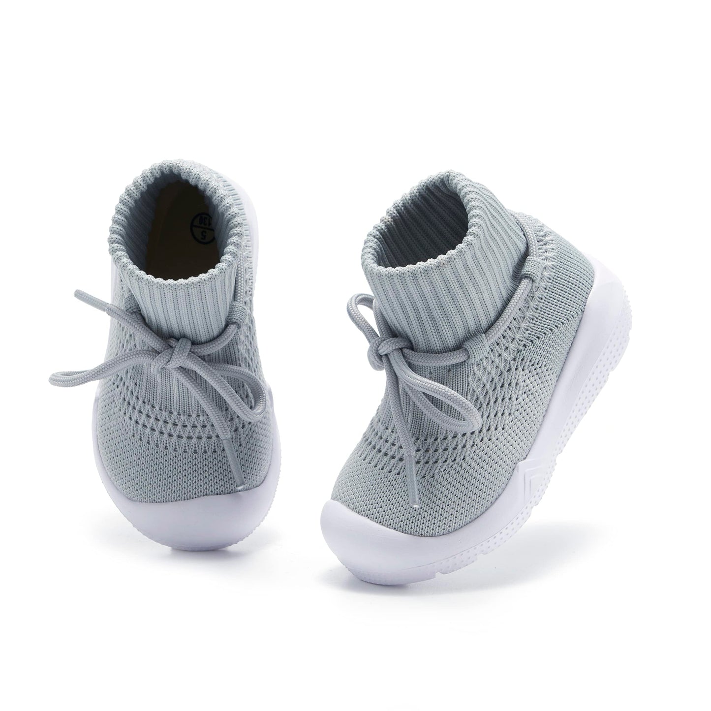 MORENDL Baby Sock Shoes Toddler Sneakers Infant Tennis Slip On Walking Shoes Boys & Girls Non-Slip Slippers