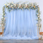 Champagne Tulle Backdrop Curtain for Parties Wedding 10ft×8ft Champagne Sheer Backdrop Curtains for Baby Shower Bridal Shower Reception Birthday Party Christmas Photoshoot Decorations 2 Panels