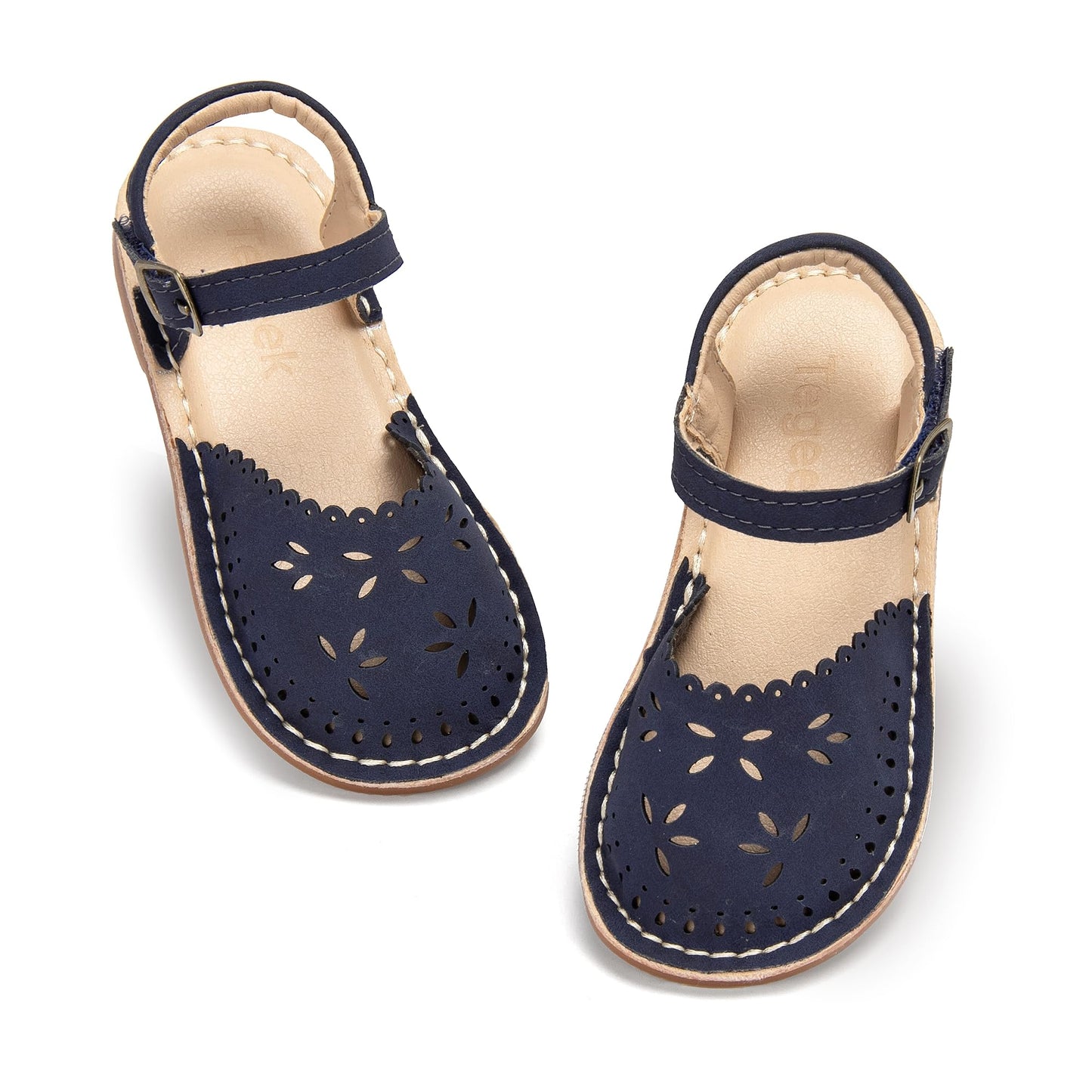 Girls Sandals 3-12 Years | Dressy & Play Shoes | Leather-Like for Outdoor School
