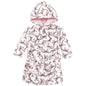 Hudson Baby Unisex BabyMink with Faux Fur Lining Pool and Beach Robe Cover-ups