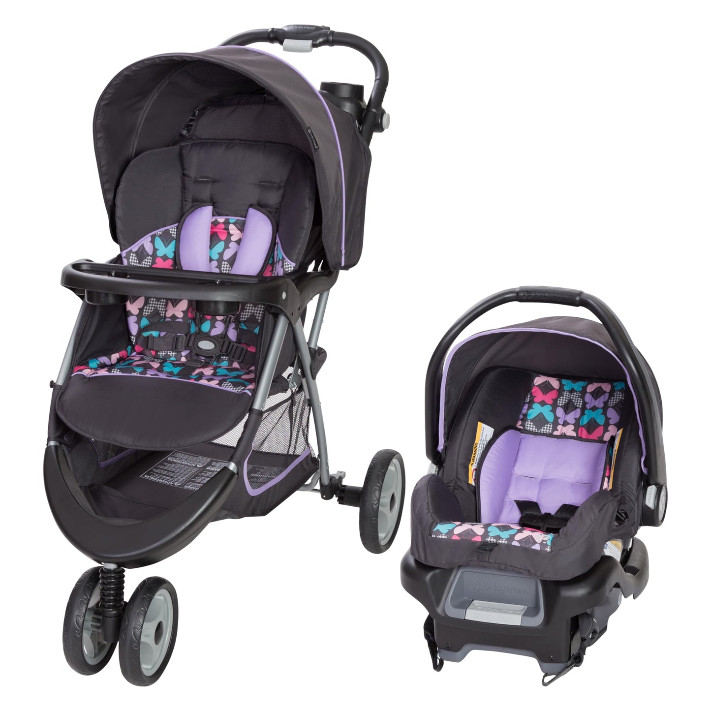 Baby Trend EZ Ride 35 Travel System, Doodle Dots