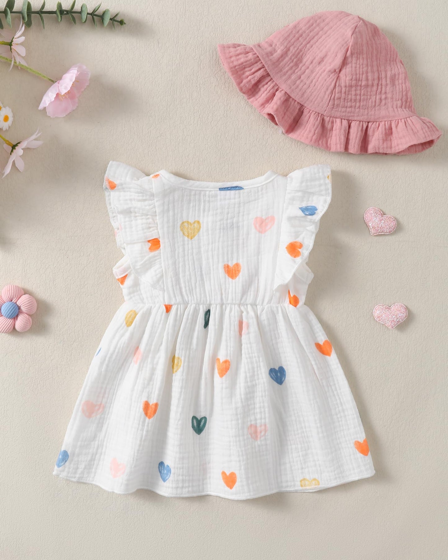 Newborn Baby Girl Clothes Cotton Linen Dresses Infant Casual Sundress Playwear Summer Toddler Girl White Dress
