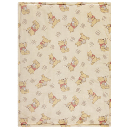 Disney Mickey Mouse, Minnie Mouse, Winnie The Pooh, Lilo and Stitch 2-Ply Infant Blanket - Soft Fleece with Polyfill - Cozy and Warm Baby Blanket for Baby Boys and Girls, 30x40 Inches