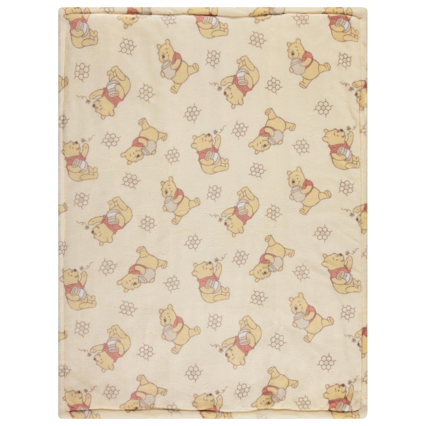 Disney Mickey Mouse, Minnie Mouse, Winnie The Pooh, Lilo and Stitch 2-Ply Infant Blanket - Soft Fleece with Polyfill - Cozy and Warm Baby Blanket for Baby Boys and Girls, 30x40 Inches