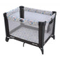 Graco On The Go Zip Pack ‘n Play Playard, Folding Playpen with Bassinet, Portable Crib, Reeves