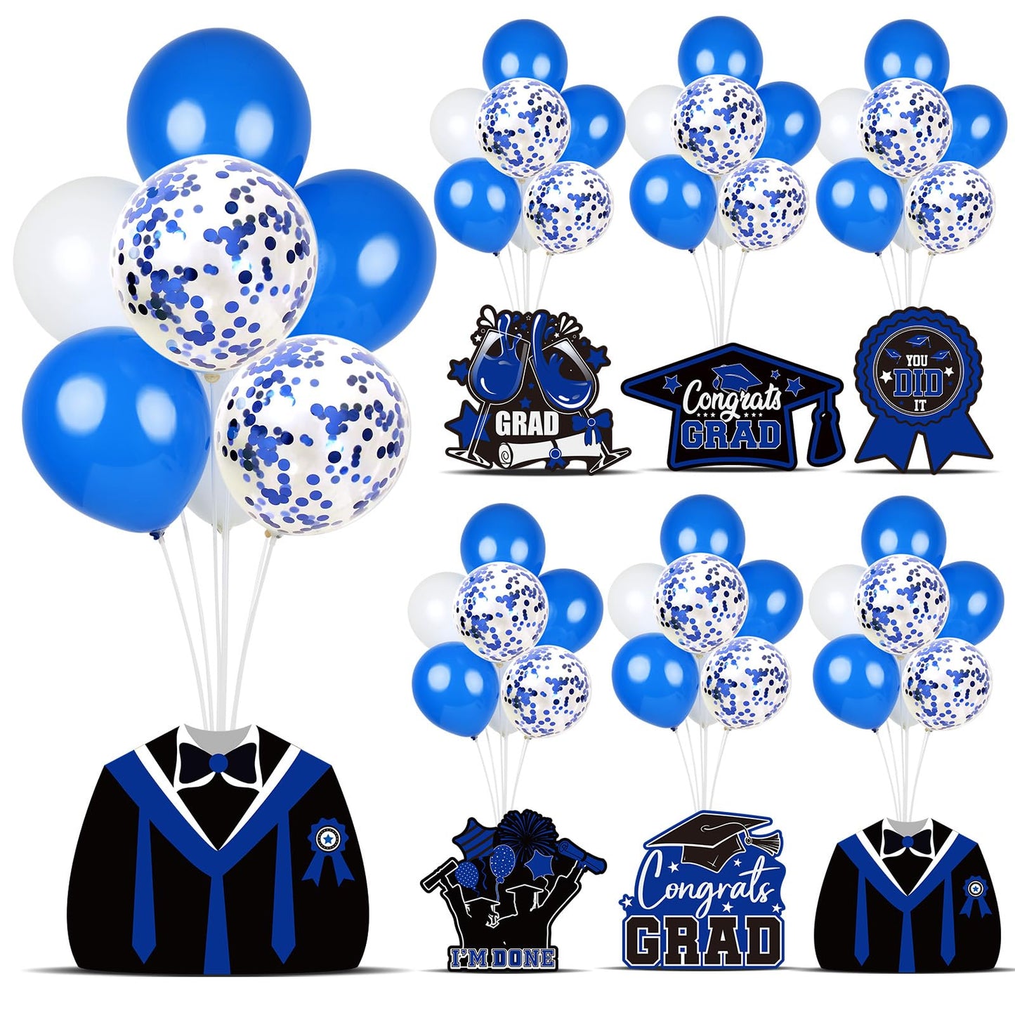 4 Sets Balloon Stand Kit for Table Bear Baby Shower Tables Centerpieces with Balloon Boy Baby Shower Decorations for Bear Theme Gender Reveal Birthday Party Table Decorations Supplies (Brown Bear, 4)