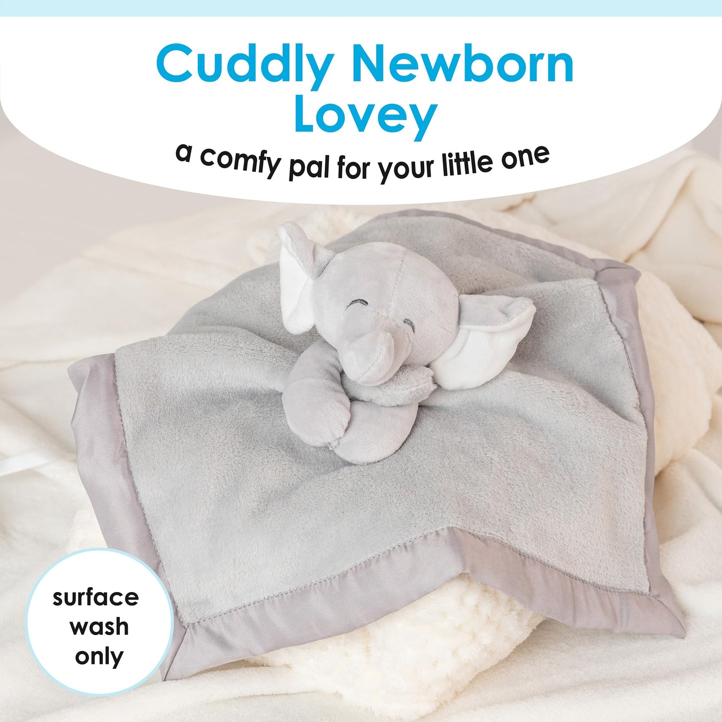 KIDS PREFERRED Carter's Baby Blanket Unisex Loveys for Babies Essentials, Newborn Boys and Girls Security Blankets with Soft Minky Fabric, Snuggle Toy Plush Stuffed Animal - Spotted Cow