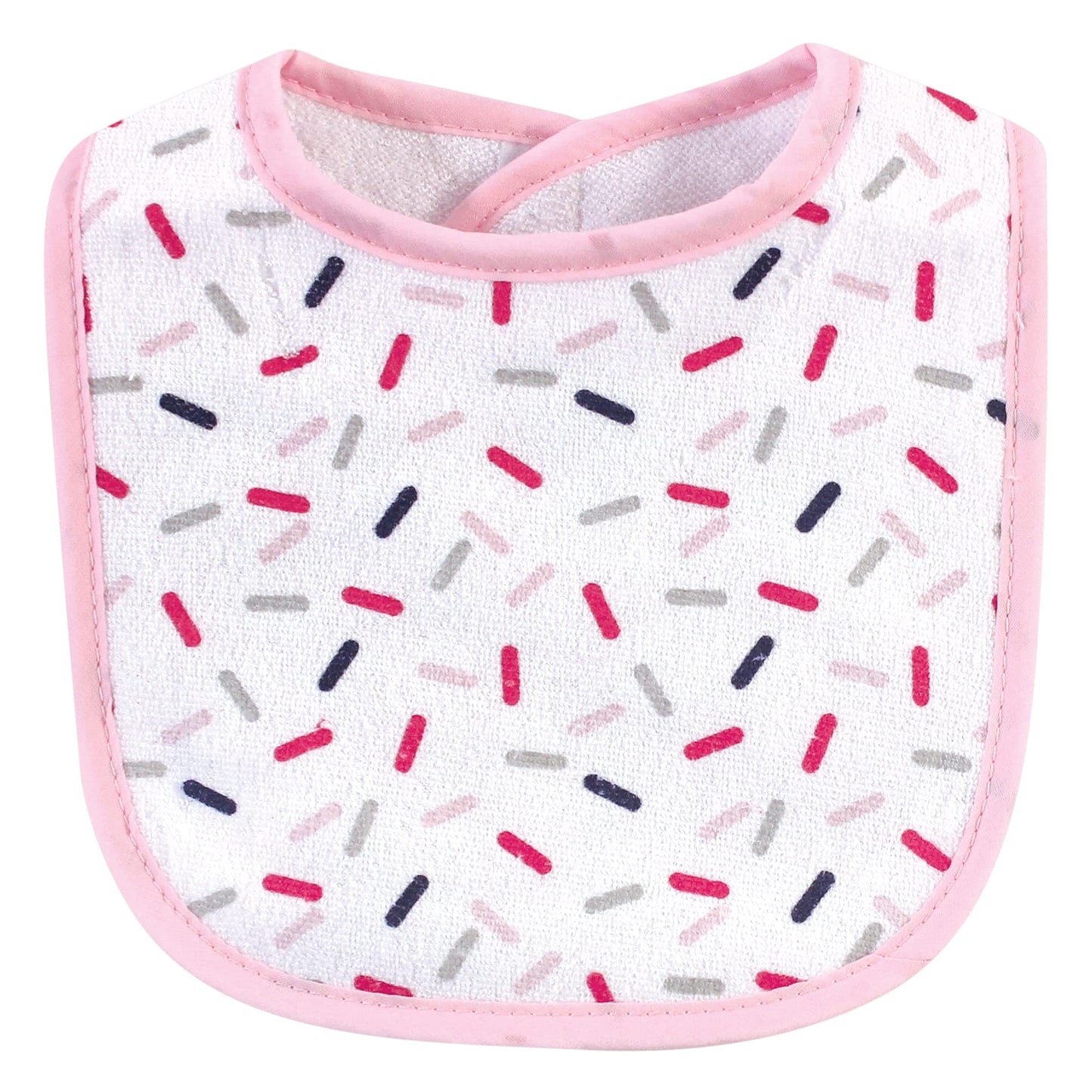 Hudson Baby Unisex Baby Cotton Terry Bib and Burp Cloth Set, Dinner Date, One Size