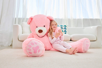 IKASA Giant Teddy Bear Plush Toy Stuffed Animals(Brown,78 inches)