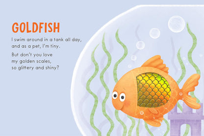 Adorable Pets: A Touch and Feel Book - Children's Board Book - Educational