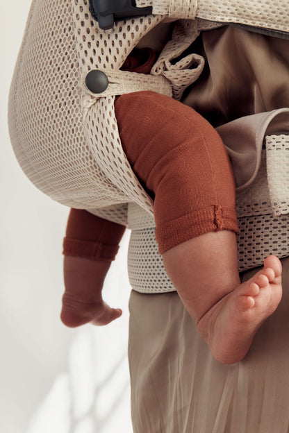 BabyBjörn Baby Carrier Harmony, Cream, 3D Mesh, 3-in-1 Ergonomic Baby Carrier; Newborn, Facing-in, Outward-Facing, and Back Carrying Positions Supported (7-40 lbs), Newborn to Toddler