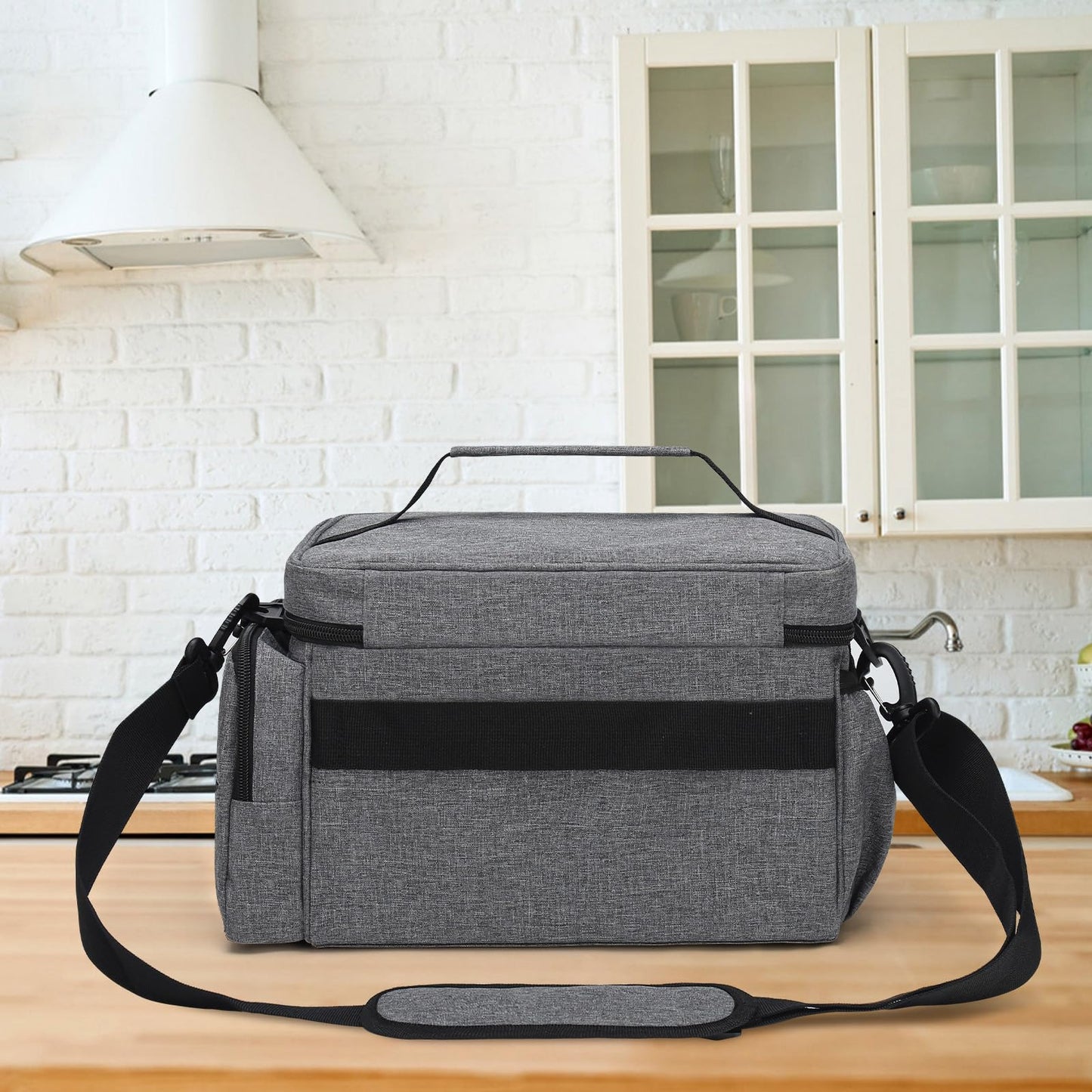 Breast Pump Bag Fit for Spectra S1 and S2, Pumping Bag with Waterproof Mat for Pump Accessories, Portable Pump Carrying Case for Work, Travel and Family Use, Black